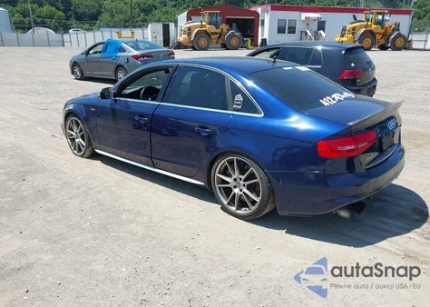 2013 Audi S4 3.0T Premium Plus z USA, uszkodzony, nr VIN WAUDGAFL3DA202655